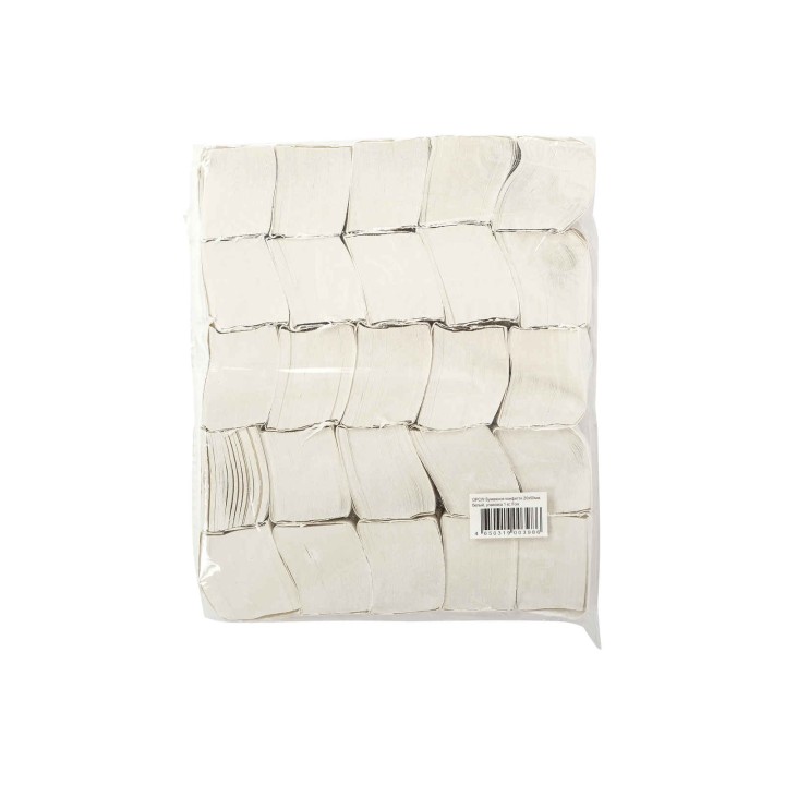 OPCW Бумажное конфетти 20х50мм, белый, упаковка 1 кг - Foix