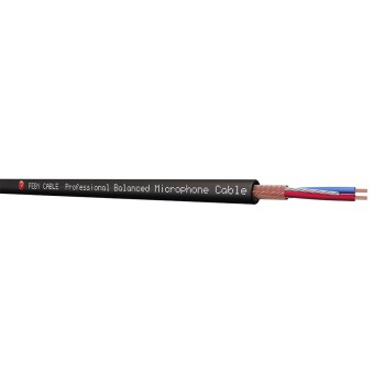 FC222BK-50 Кабель микрофонный балансный, черный - Feby Cable
