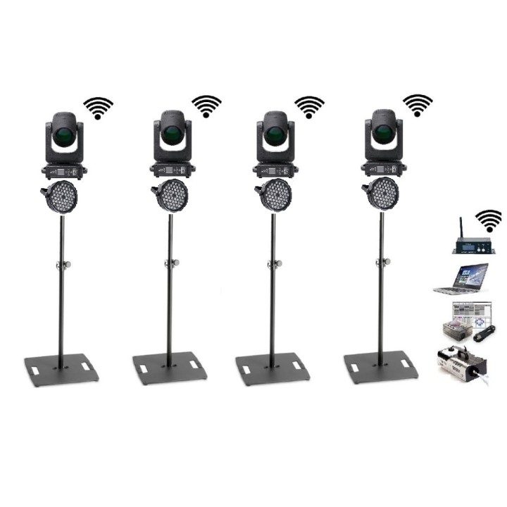 4MBP-Mono - Аренда комплекта светового оборудования на тотемах 