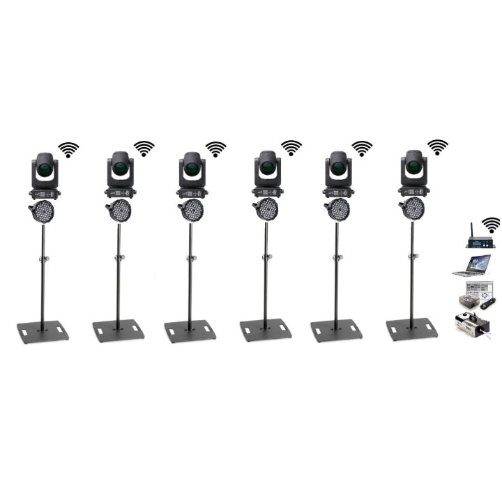 6MBP-Mono - Аренда комплекта светового оборудования на тотемах 