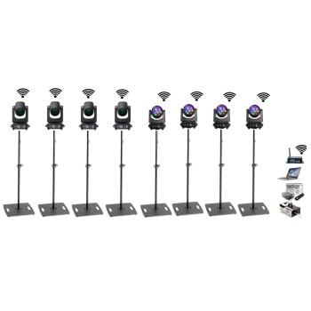 8MBW-Mono - Аренда комплекта светового оборудования на тотемах 