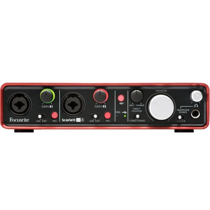 2i4 USB  Scarlett Звуковая карта - FOCUSRITE