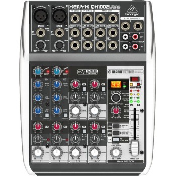QX1002USB Микшер, 10 каналов, процессор эффектов - BEHRINGER 