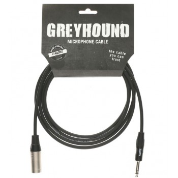 GRG1MP06.0 Greyhound Кабель микрофонный XLRm-6.35мм, 6м - Klotz