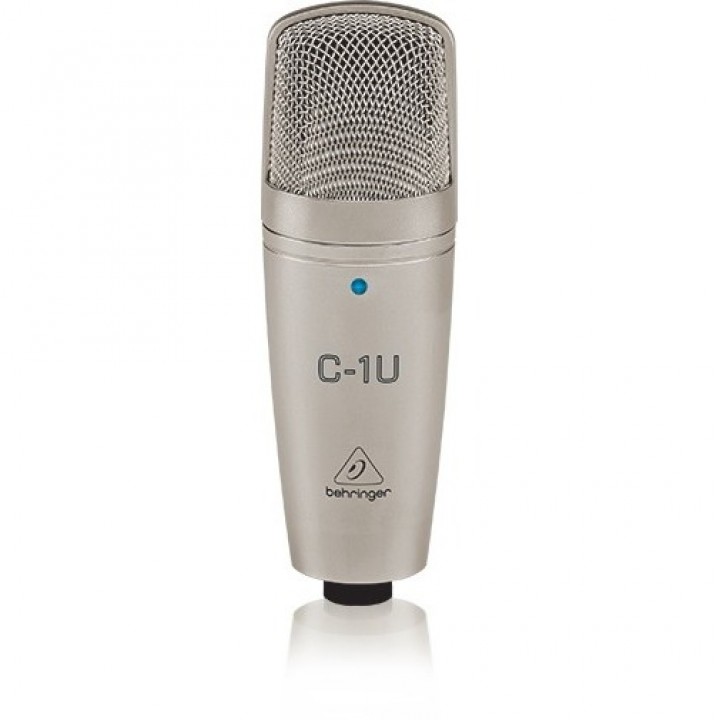 C-1U Конденсаторный микрофон со встроенным USB аудиоинтерфейсом - BEHRINGER 