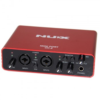 UC-2 Mini Port Аудио интерфейс звуковая карта - Nux 