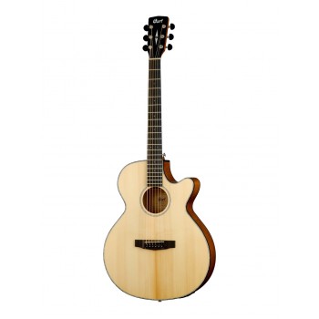 SFX-E-NS SFX Series Электро-акустическая гитара, с вырезом, цвет натуральный матовый - Cort
