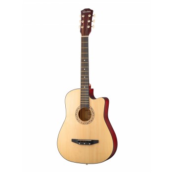 38C-M-N Акустическая гитара, с вырезом, цвет натуральный - Cowboy