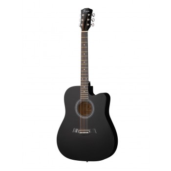 FFG-4101C-BK Акустическая гитара, с вырезом, черная - Foix