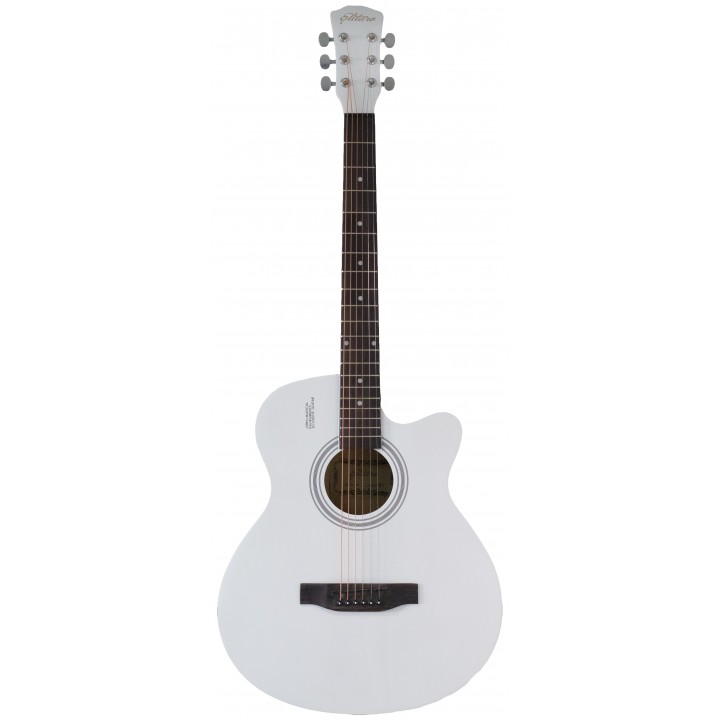 4010 WH Акустическая гитара  - Elitaro (белый)