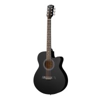 FFG-4001C-BK Акустическая гитара, с вырезом, черная - Foix