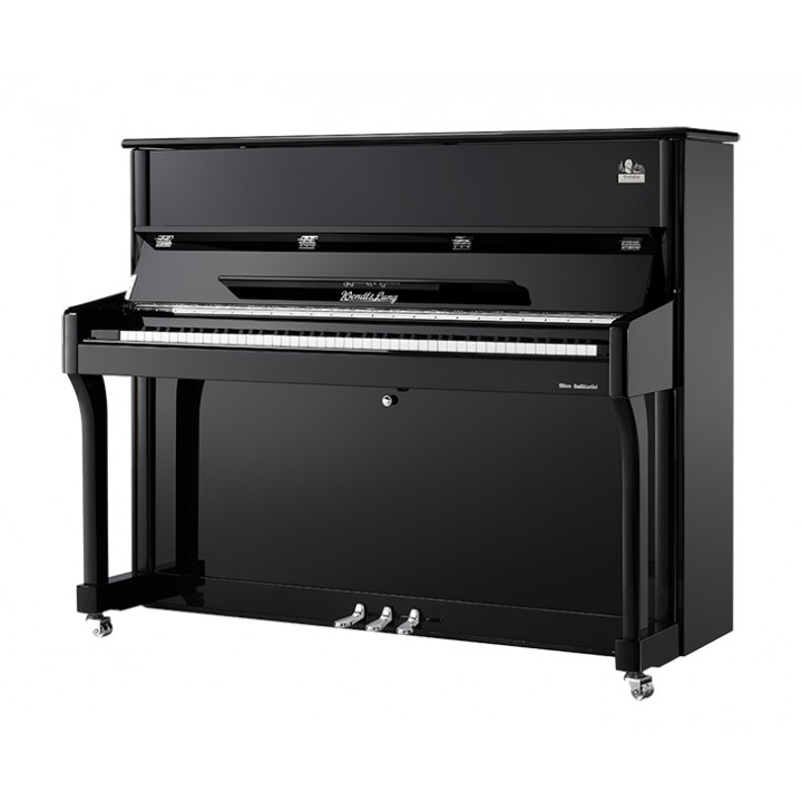 W126BL Пианино акустическое, черное - Wendl&Lung