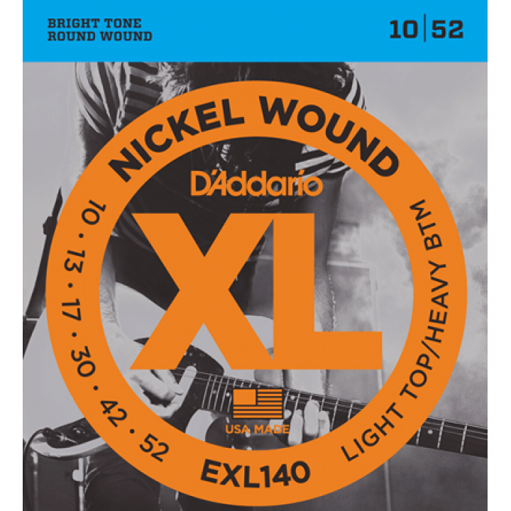 EXL140 XL Струны для электрогитары - D`Addario (10-52)