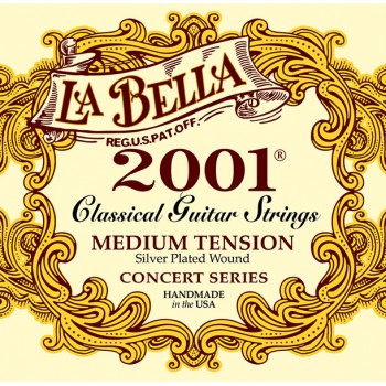 2001M 2001 Medium Комплект струн для классической гитары - La Bella