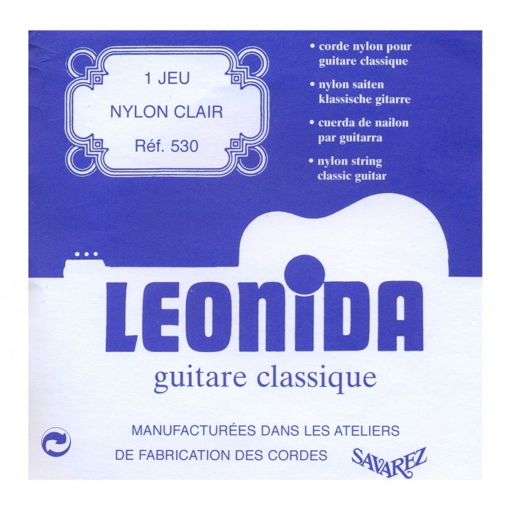 530 Leonida Комплект струн для классической гитары, норм.натяжение - Savarez