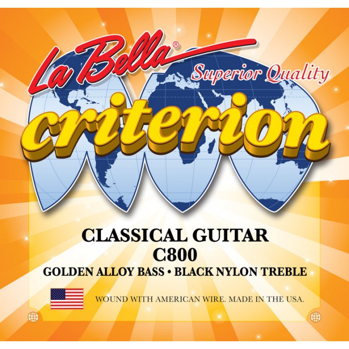 C800 Criterion Комплект струн для классической гитары - La Bella