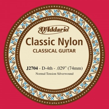 J2704 Отдельная 4-ая струна для классической гитары -  D'Addario J2704 Classical